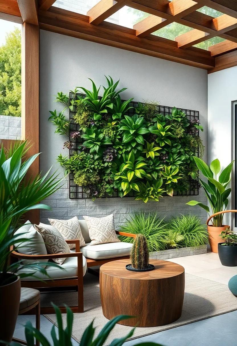 Embrace native plants to create a vibrant, eco-friendly vertical garden that thrives‌ with minimal maintenance