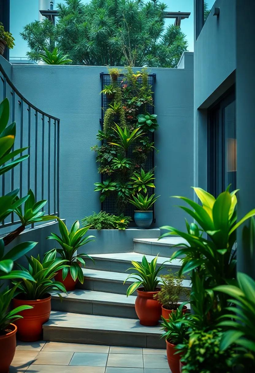 Install ‍vertical planters in unexpected areas, like staircases or‍ balconies, to surprise visitors and maximize all available space