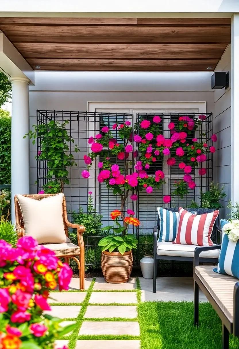 Lobster Trap Fence: ​Channel coastal vibes with a lobster ⁣trap fence repurposed to become a unique and nautical element in your garden, perfect for supporting vibrant flowers