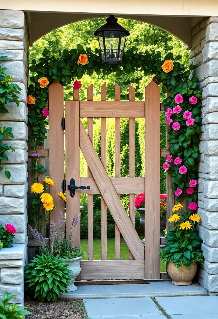 Old Farm​ gate: Incorporate a charming old⁢ farm gate‌ as part of ⁣your fence style,⁢ enhancing the‌ rustic appeal of your garden ​while setting the ​stage for⁢ floral splendor