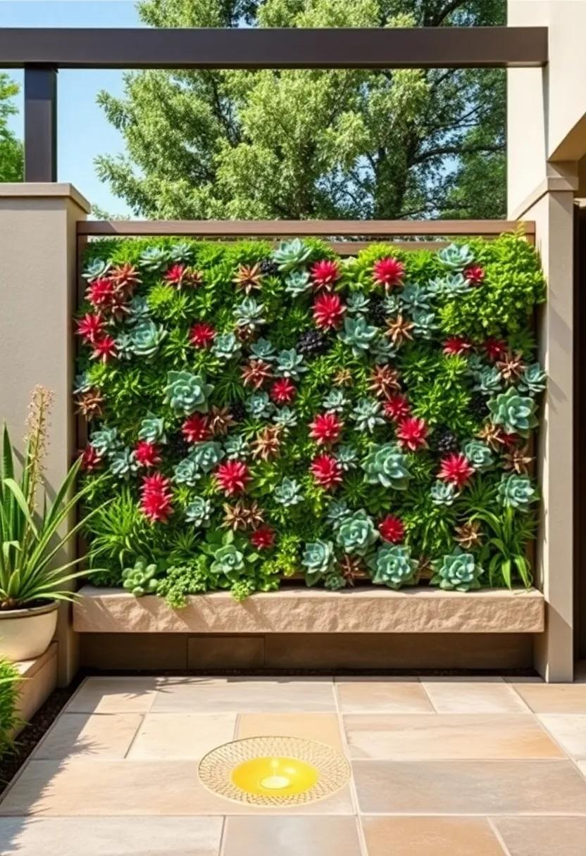 Succulent Wall Fence: Break tradition with a succulent wall fence, where an array of striking‍ succulents not only ‌marks the periphery of your⁢ garden ⁤but also creates ​an eye-catching display that ‌diverges from the norm