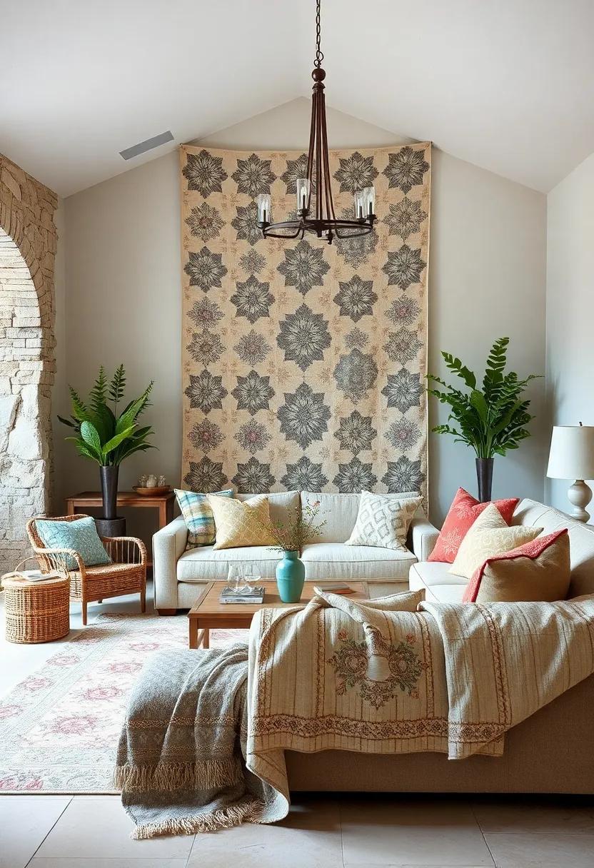 Patterned Quilts: Intricate patterns and⁣ muted ‌colors⁢ in quilts elevate​ the coziness⁤ of your French country ‍living room,creating a welcoming ​focal ‌point