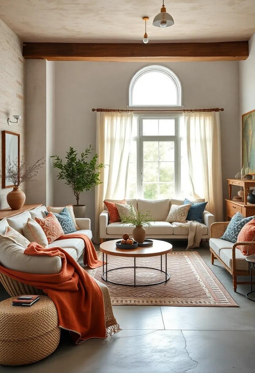 Outdoor-Inspired ​Fabrics: Use fabrics⁣ inspired by nature for cushions and throws, allowing the⁤ outdoors to blend softly with your interior