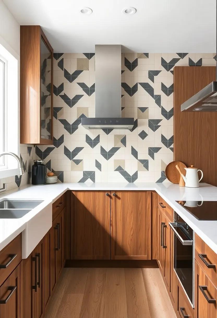 Bold Geometric Patterns: Infuse your kitchen with personality by opting for eye-catching​ geometric designs ​that create ⁤a modern focal point