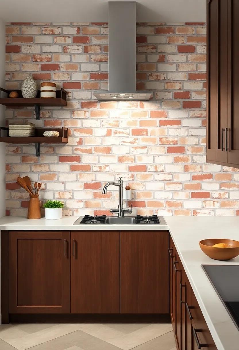 Faux Brick: Create the ⁣look of a rustic brick wall without the hassle with faux-brick tiles that add inviting texture to your decor
