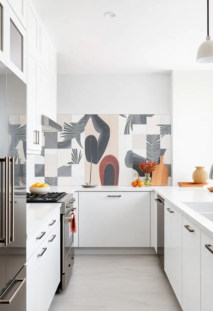 Graphic Prints: ⁣Go bold with oversized⁤ graphic tiles or stickers that make a statement and inject a ⁢playful⁤ energy into‍ your⁢ kitchen