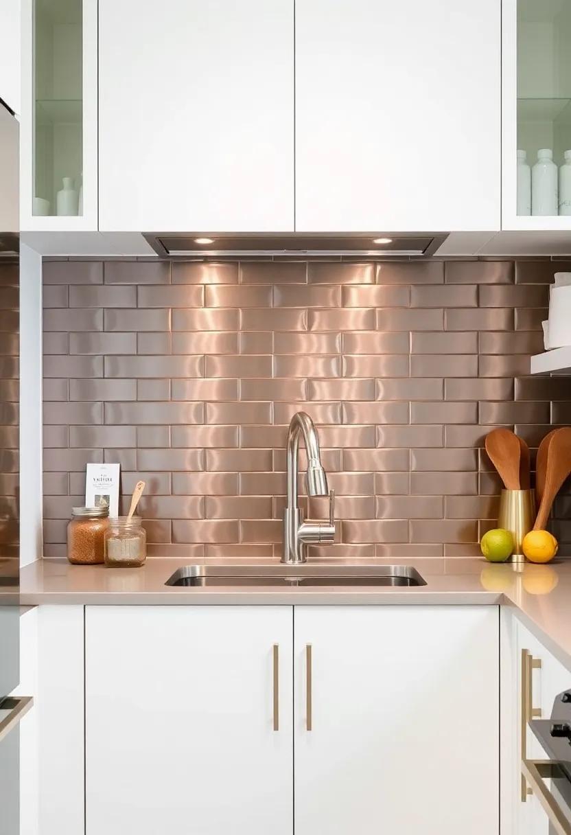 Metallic Finishes:⁤ Consider ​stainless steel or brushed ​brass for a⁤ sleek, contemporary look that not only looks stylish ​but ⁢is also ‍easy to clean