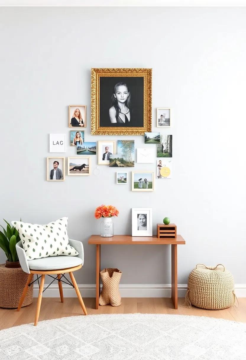 Designate⁣ a Memory Wall for Photos⁣ and Mementos