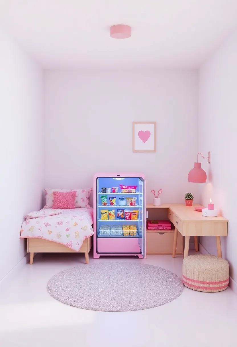 incorporate‍ a Mini ⁣Fridge for late Night Snacks