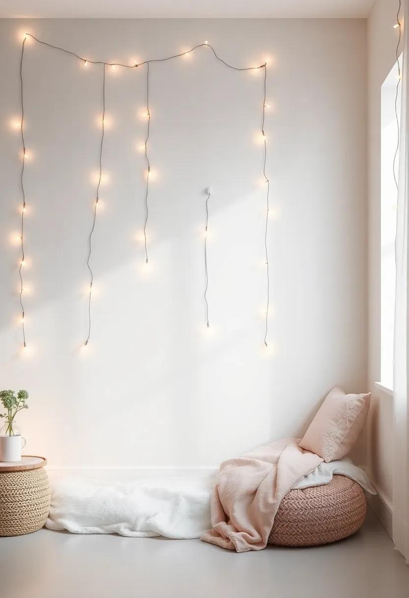 Use fairy lights for a‌ Warm Ambiance