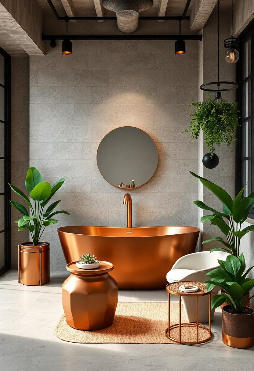 Incorporating Greenery: plants ⁣that Pair Perfectly with Copper Accents