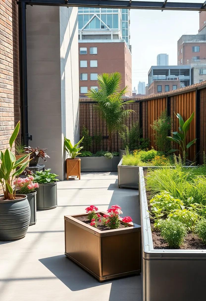 Urban Farm Vibes: ⁣Dive ⁢into community gardens utilizing ⁢metal planters to maximize ‌space‌ and‍ produce colorful crops against urban backdrops
