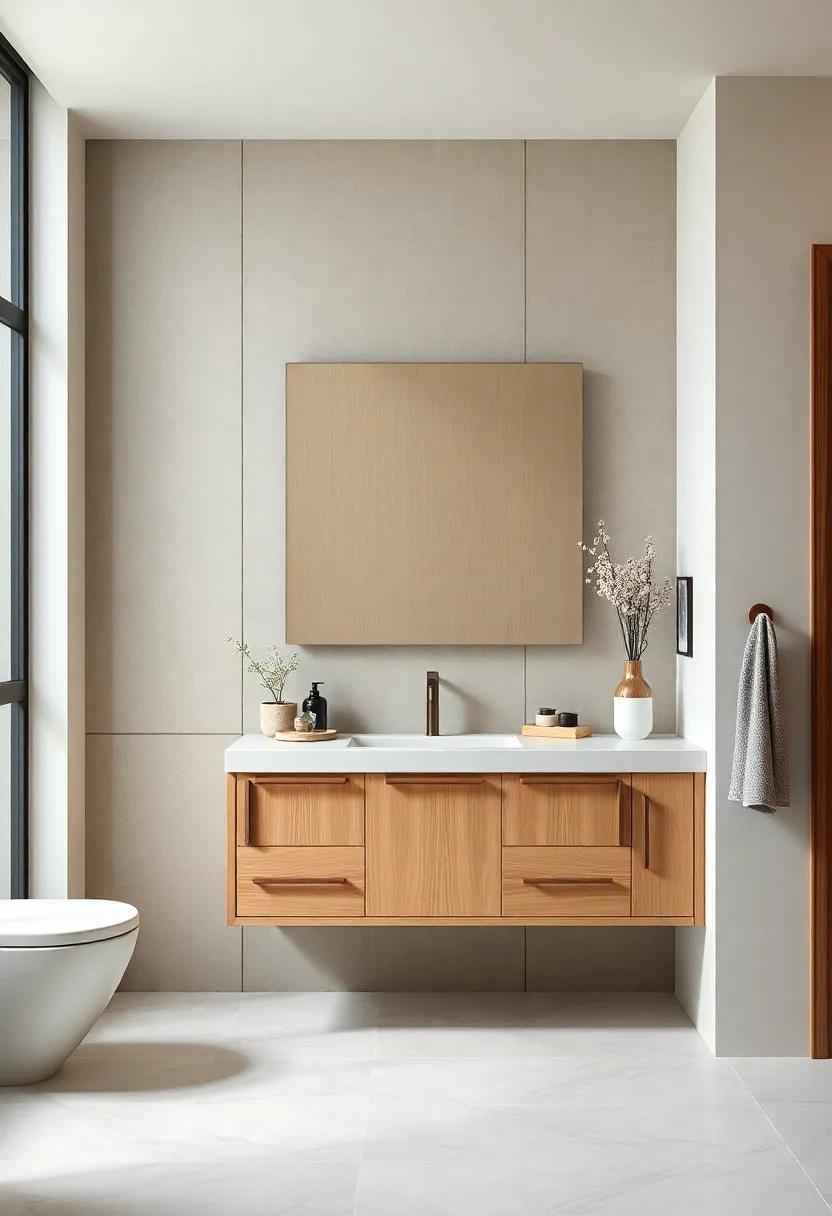 Creating⁣ a⁤ Focal ⁤Point with a Stunning Wooden Vanity
