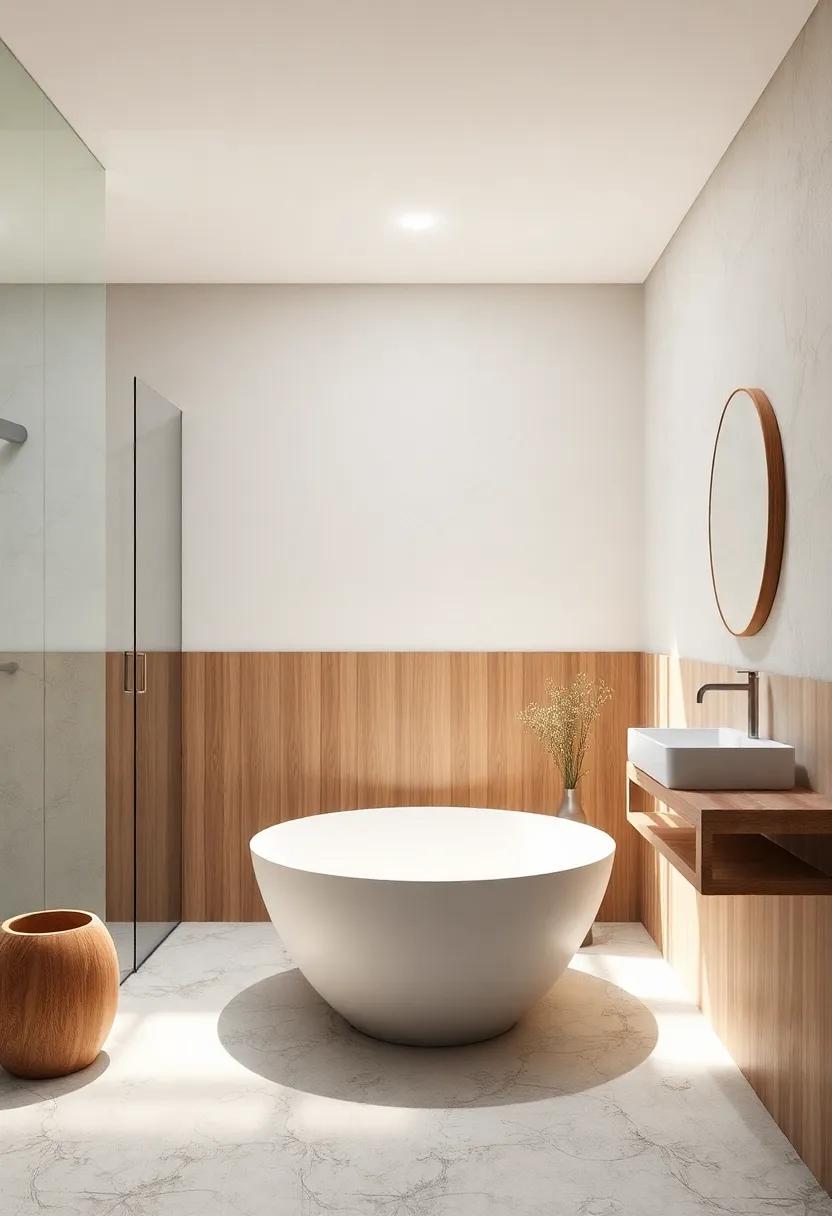 Natural Light and Its Harmonizing Role‌ in ⁤Japandi Bathroom Design