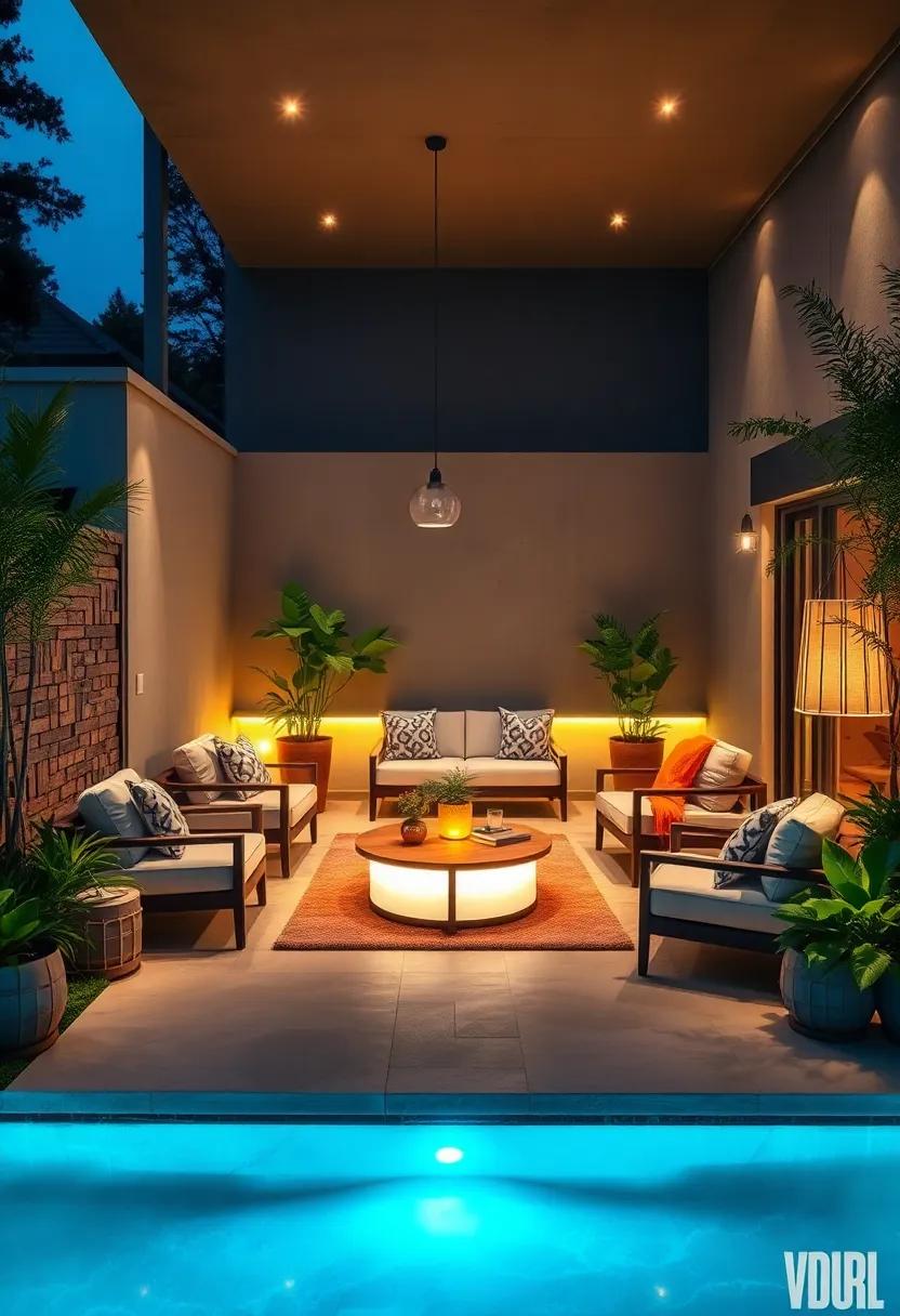 Nature’s glow: Integrate Bioluminescent Lighting Around Plant Borders for a Magical Botanical Highlight