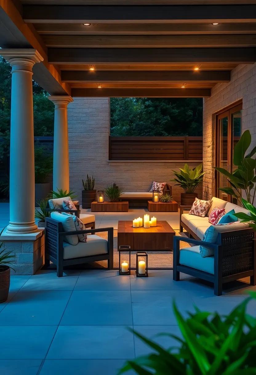 Underlit Furniture: Opt for Patio Tables with Built-in LED Lighting for a Unique and Functional Design