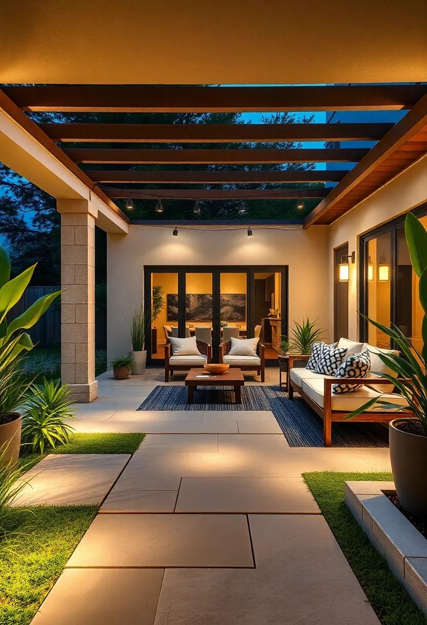 Aetherial Auras: Illuminate Walkways with Subtle In-Ground Lights to Guide Your Guests