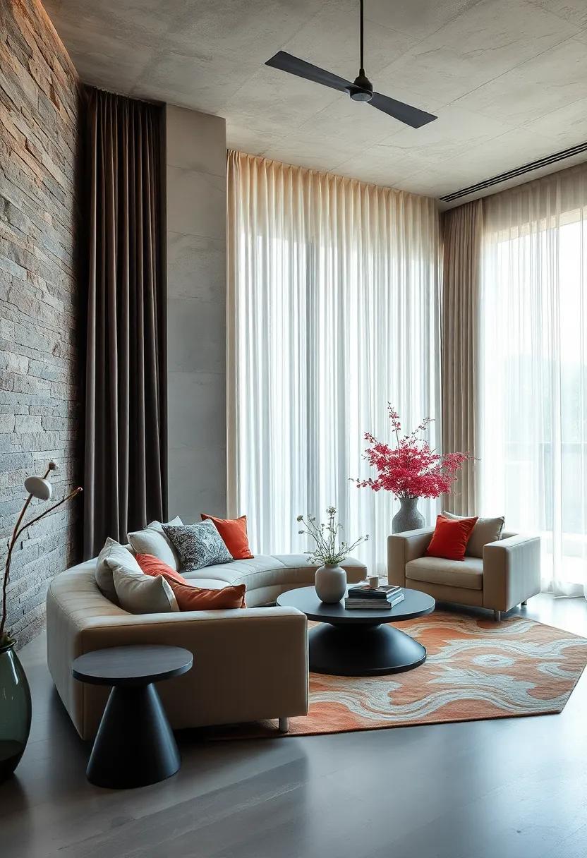 Exploring the Impact of Curtains on Modern ‌Living Room Aesthetics