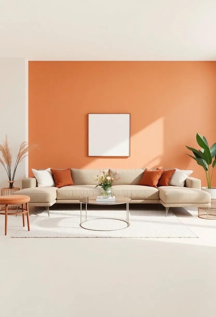Terracotta and Soft Cream: Create⁢ a balanced contrast ⁣that ‍highlights the warmth​ of terracotta​ while keeping the space light and airy with soft cream​ accents