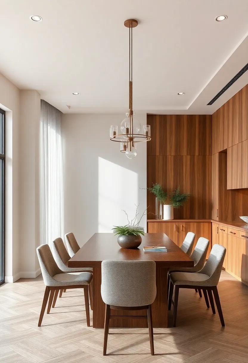 Farmhouse Flare: Discover a dining area⁢ with custom cabinetry that⁣ embraces ‍a rustic farmhouse⁣ aesthetic,‍ complete with open ⁤shelving and decorative ‍accents