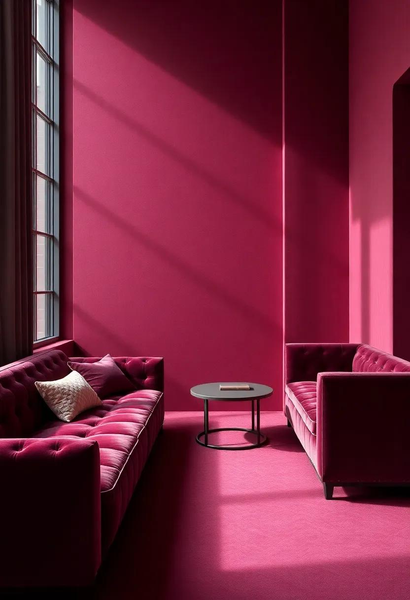 Captivating Burgundy: A ​Statement Color for Luxurious Comfort