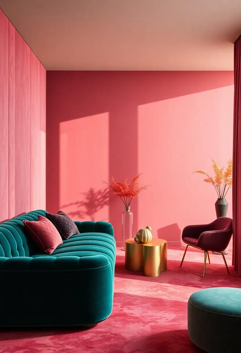 Exploring Global Inspirations in ⁣Jewel-Toned ​Velvet Interiors