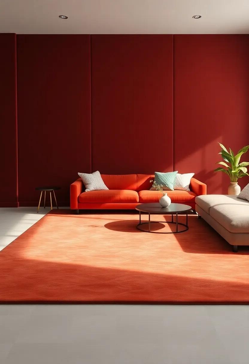 Showcasing Velvet Rugs as Centerpieces in Elegant Rooms