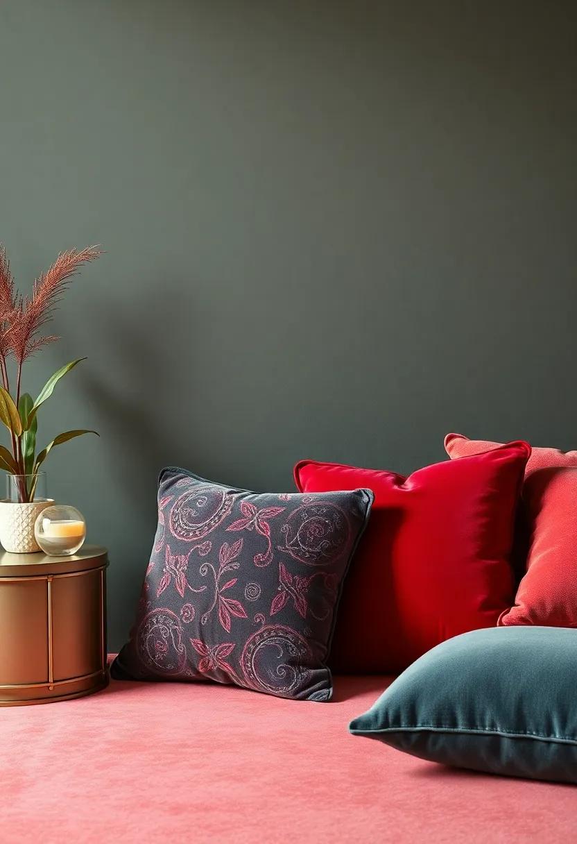 Using Velvet Pillows to Enhance ‍Color Variety in Your Space