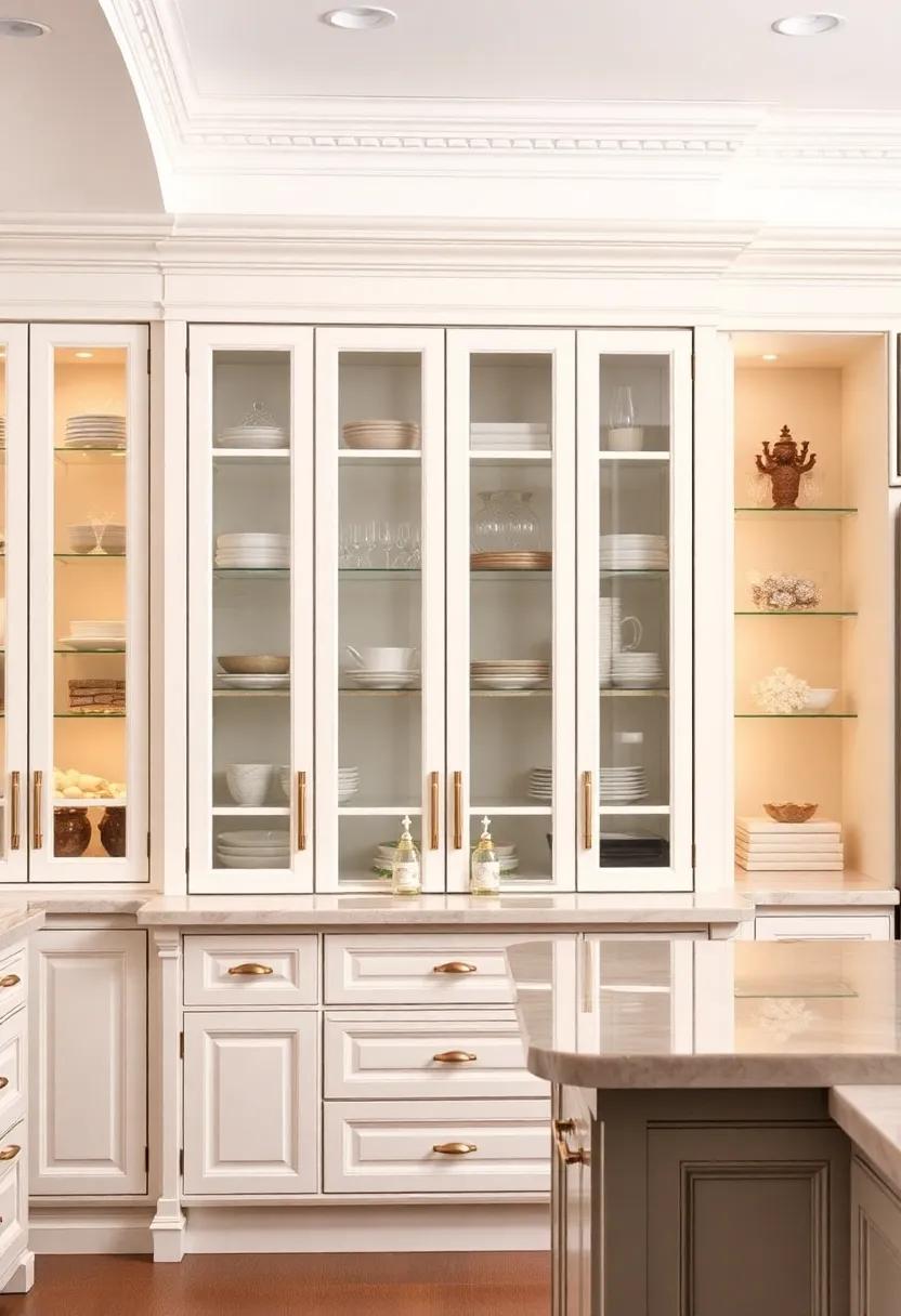 elegant ‌Borders: ‍Frame your glass-front cabinets with⁤ intricate moldings or trim to add classic charm and sophistication, ‍elevating​ the‌ overall aesthetic ⁤of your kitchen