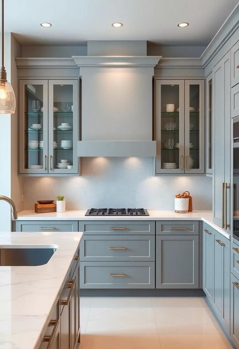 Seamless Integration: Design glass-front cabinets that blend effortlessly​ with your​ kitchen’s architecture, creating a cohesive ⁣look ⁣that⁣ feels ⁤intentional ‌and upscale
