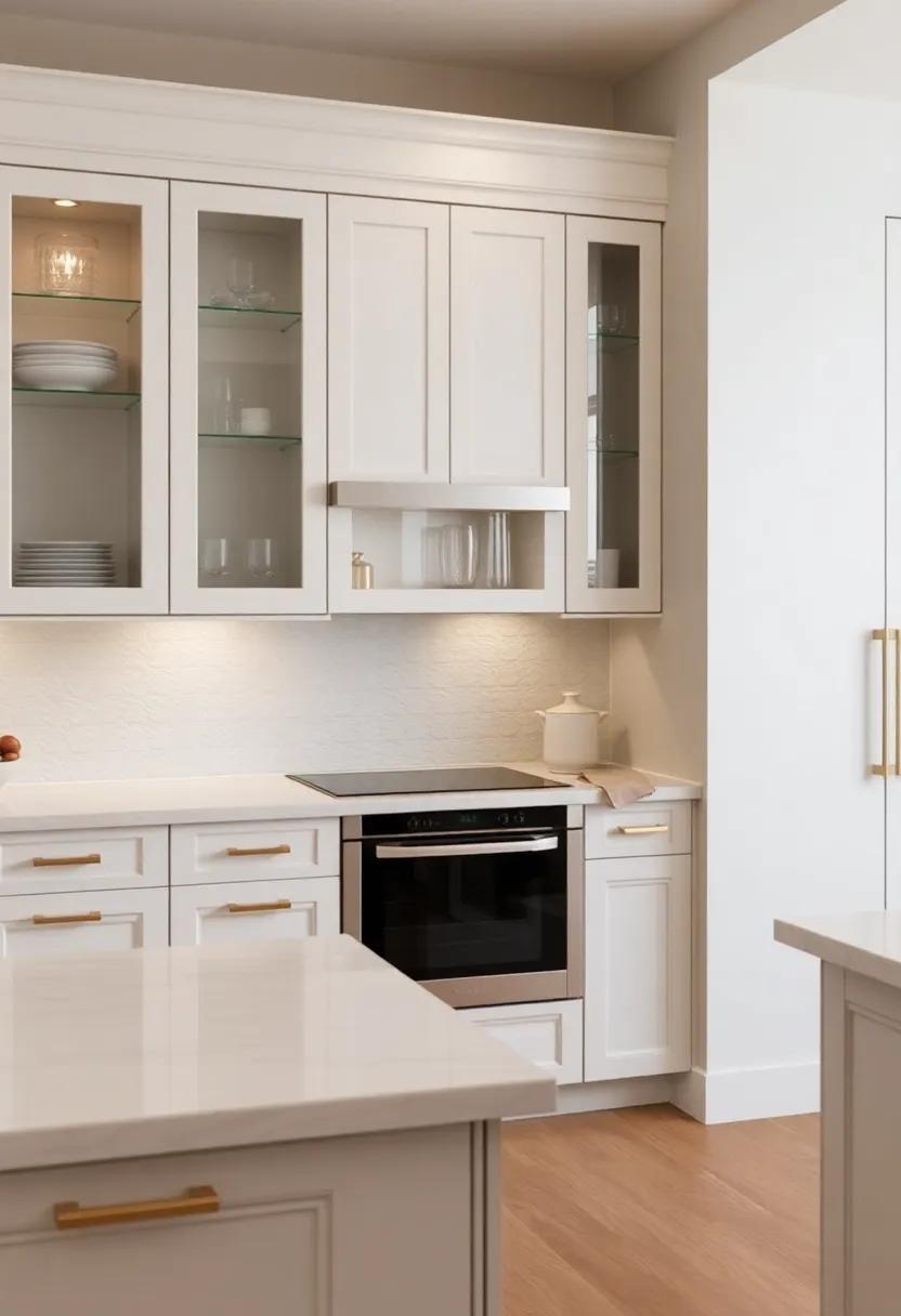 Sophisticated Hardware: Upgrade your glass-front⁤ cabinets‌ with ornate ‌brass or polished nickel hardware that adds a ⁢luxurious touch and complements the overall kitchen ⁣style
