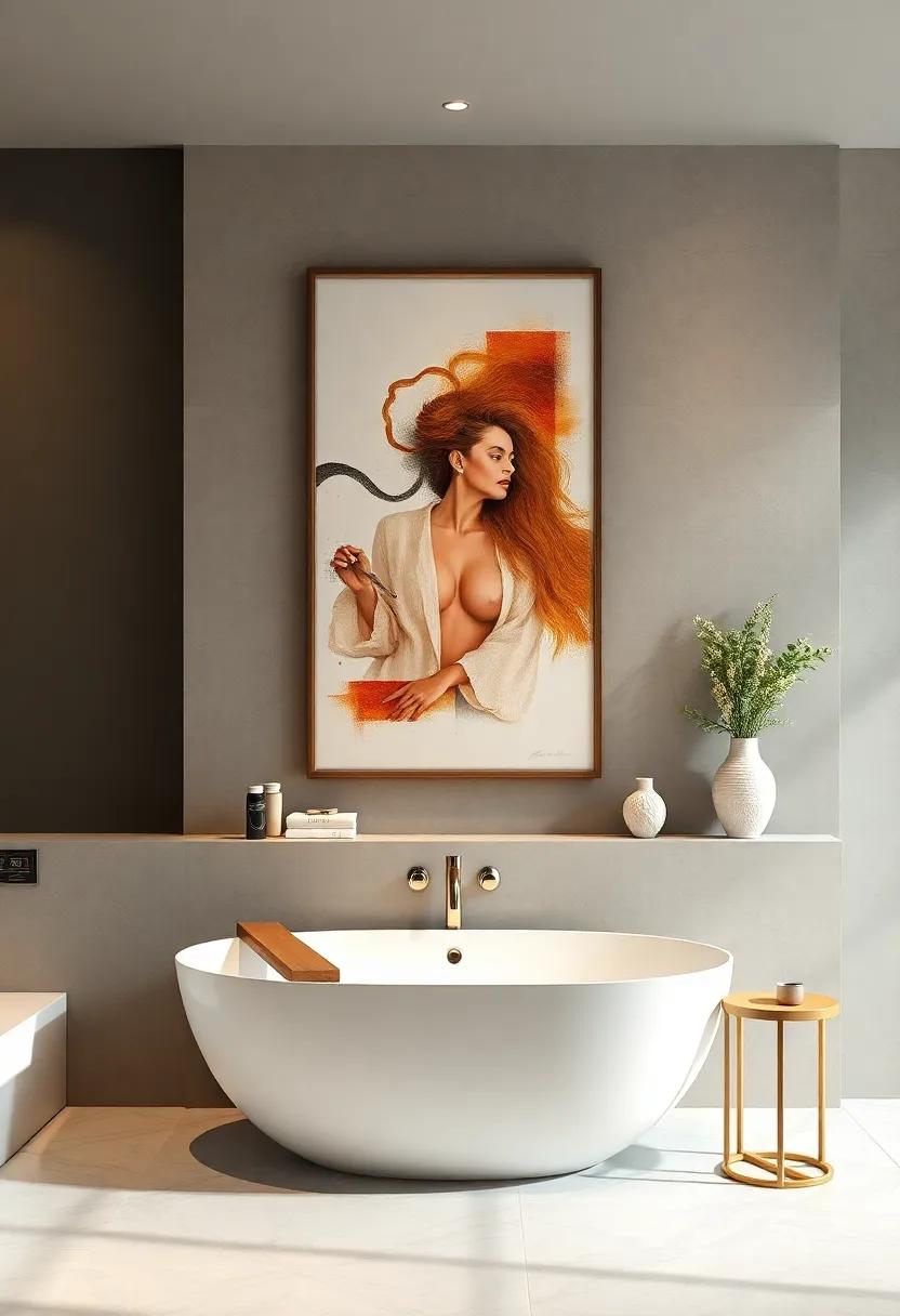 The Impact of Artwork and Decorative Accents in Bathroom Design
