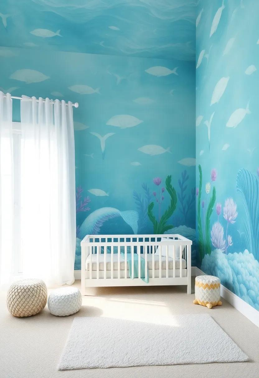 Transforming Walls into Undersea Wonders With Ocean-Inspired Murals