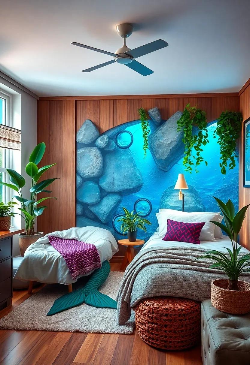 Lush ‍Plants and Greenery to Infuse Life‍ into ‌Your Mermaid Room