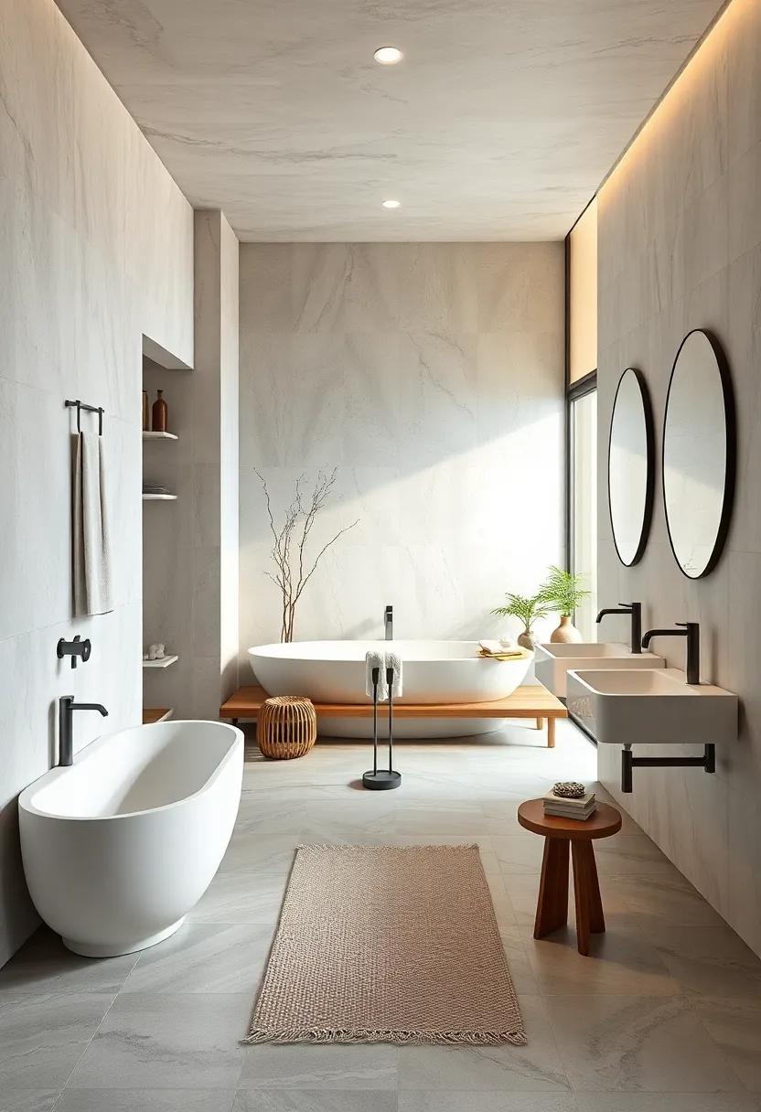 Minimalist ​Bathing: Designing⁣ for Pure‍ Relaxation