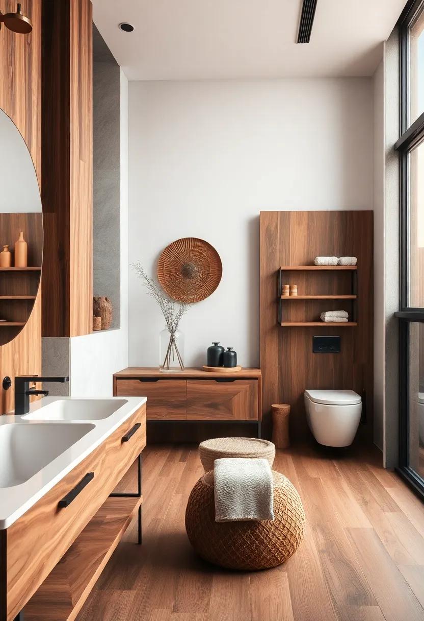 Natural Materials: Incorporating‌ Wood and stone‍ for Warmth