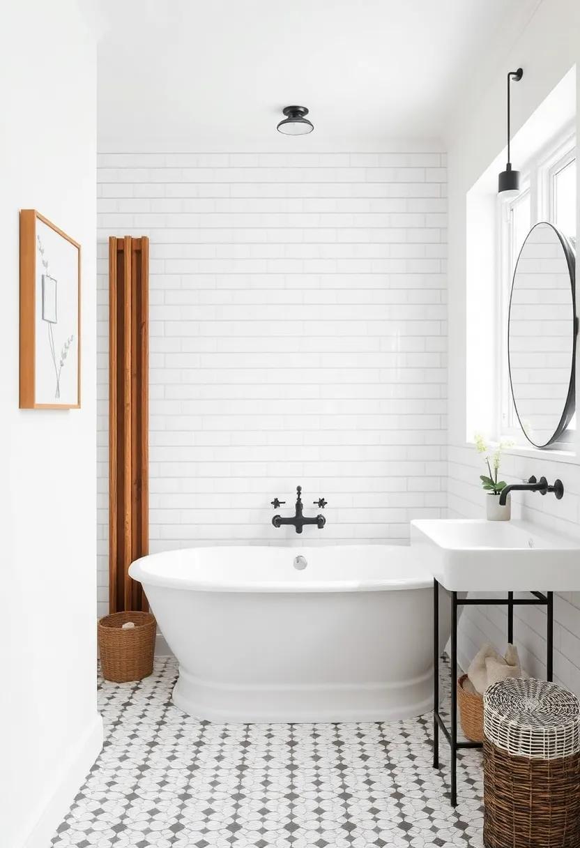 The⁢ Power of Pattern: Explore the use ​of patterned white subway tiles that add visual ⁤interest ​without overpowering the overall clean, modern farmhouse aesthetic