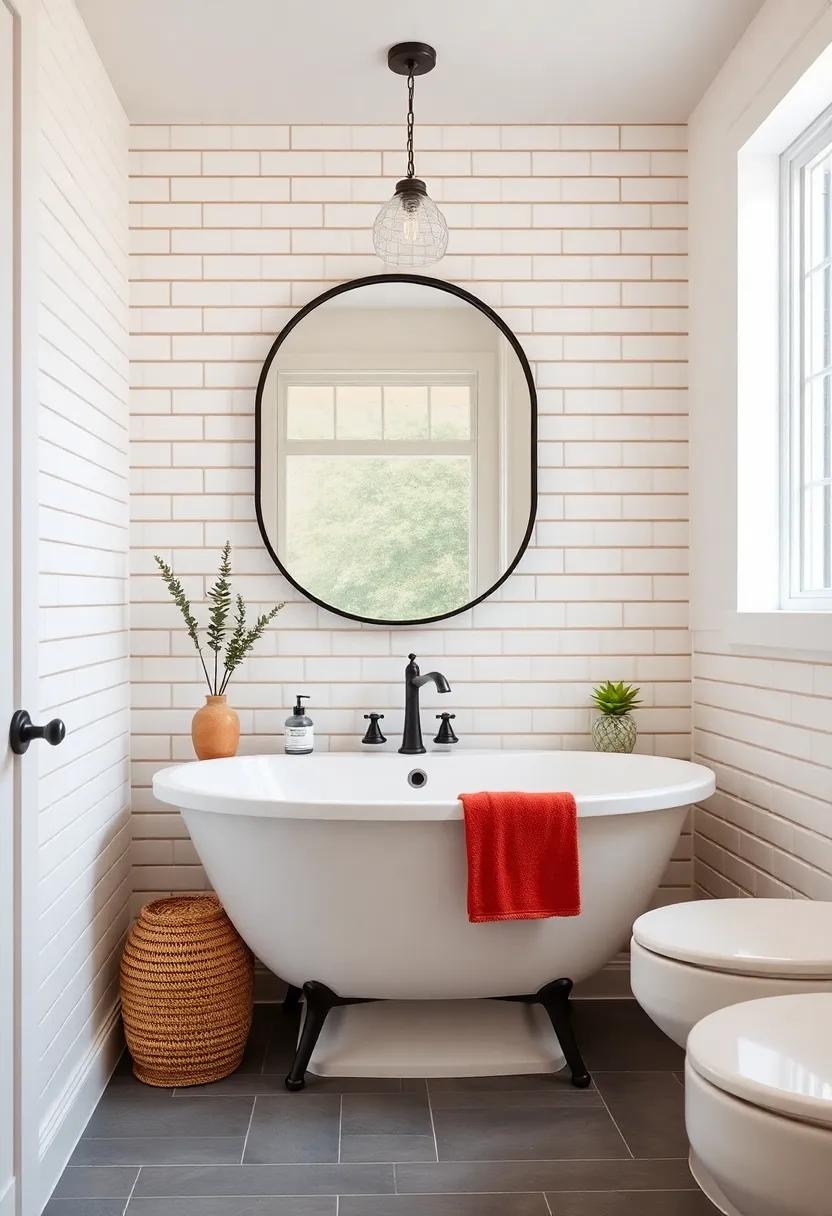 Rustic Wood finishes: Examine how ​reclaimed wood vanities ‍complement ​classic‍ subway tiles, grounding the bathroom in nature-inspired elegance