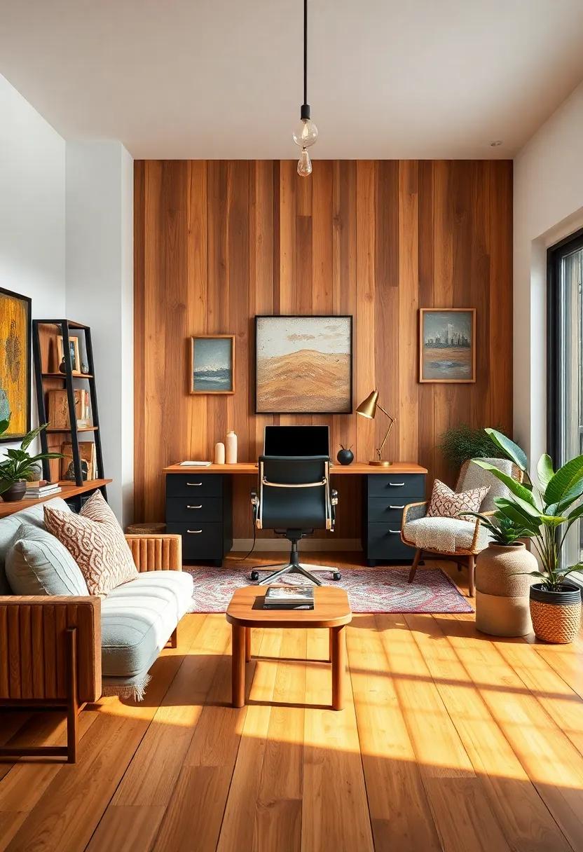 Artistic⁢ Wall ​features to Personalize Your ⁣Home ⁤Office Experience