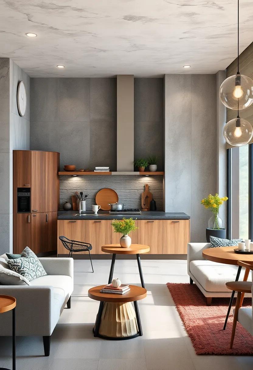 Mix ‌Textures with Wood, Metal, and​ Stone⁢ Elements