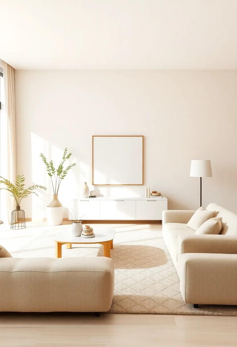Transforming ⁣Your Living Room into a Serene sanctuary with Chic Beige Accents