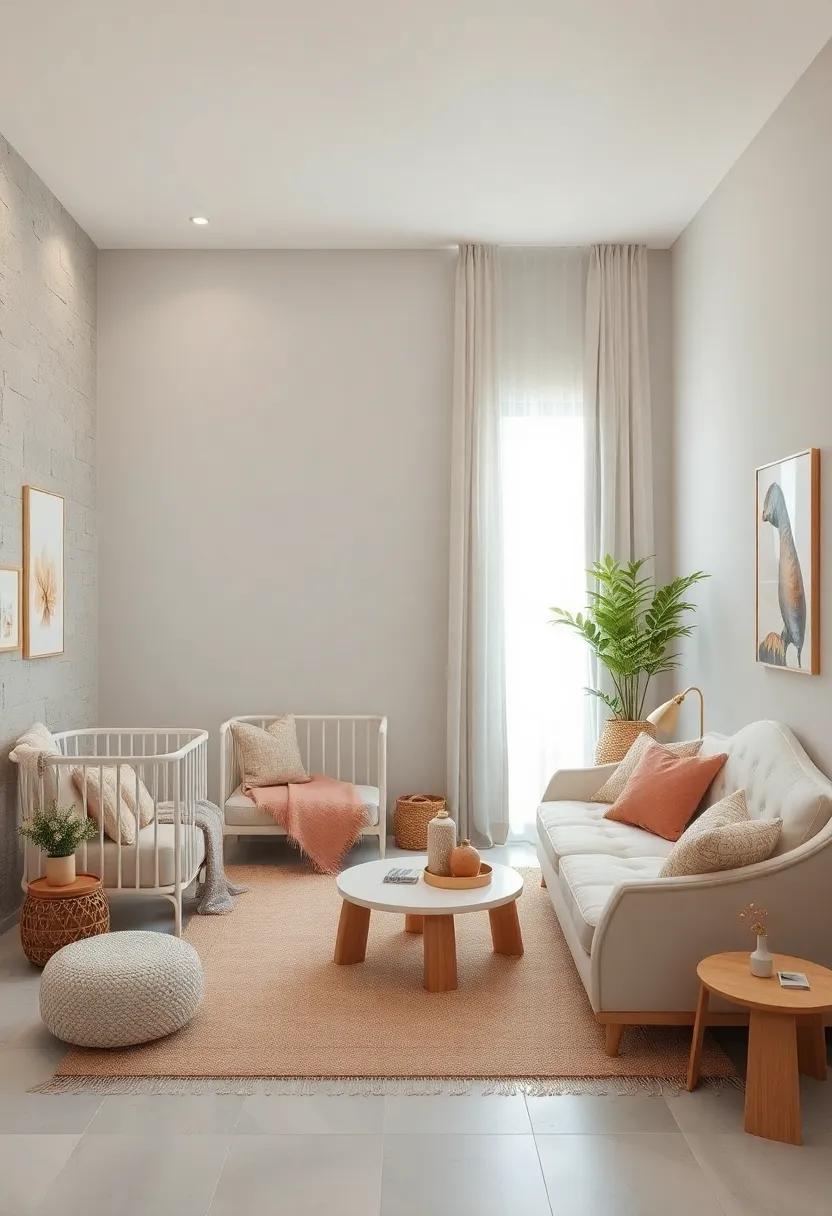 Lush ​Textures and Soft Fabrics for a Comfortable Nursery Atmosphere