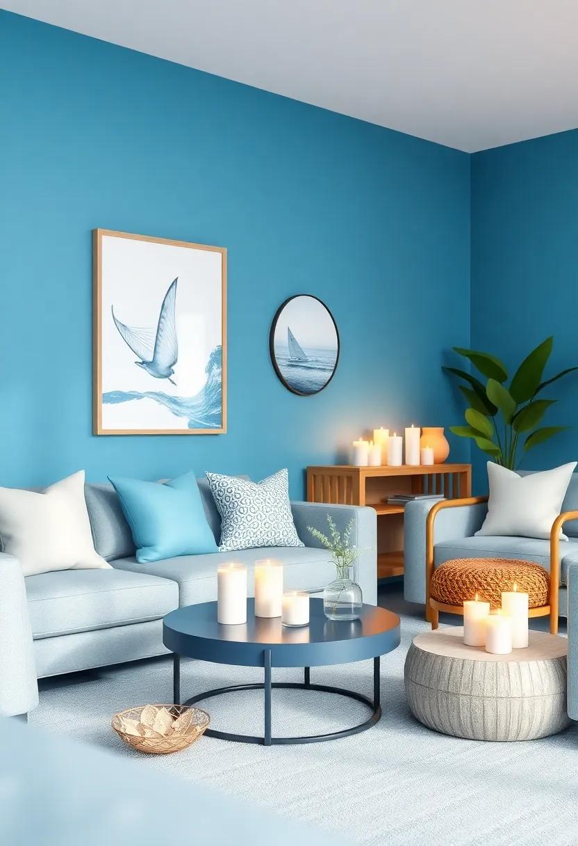 Candles with Ocean ⁤Scents:‌ Fill the room⁤ with the aroma of the sea ⁣using candles scented with ‍ocean breeze, saltwater, ​or tropical fruit fragrances
