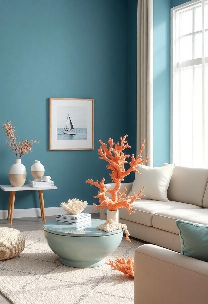 Coral-Inspired Accessories: Add decorative⁢ coral pieces in soft ⁢neutrals or vibrant colors to bring a touch of marine elegance and texture