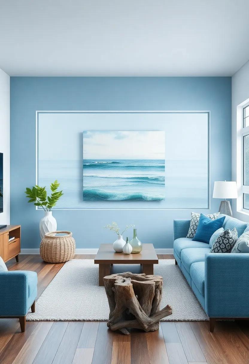 Driftwood Decor: Incorporate⁤ driftwood furniture or wall art to add rustic charm‍ that ⁢mirrors the beauty of ⁣the shoreline