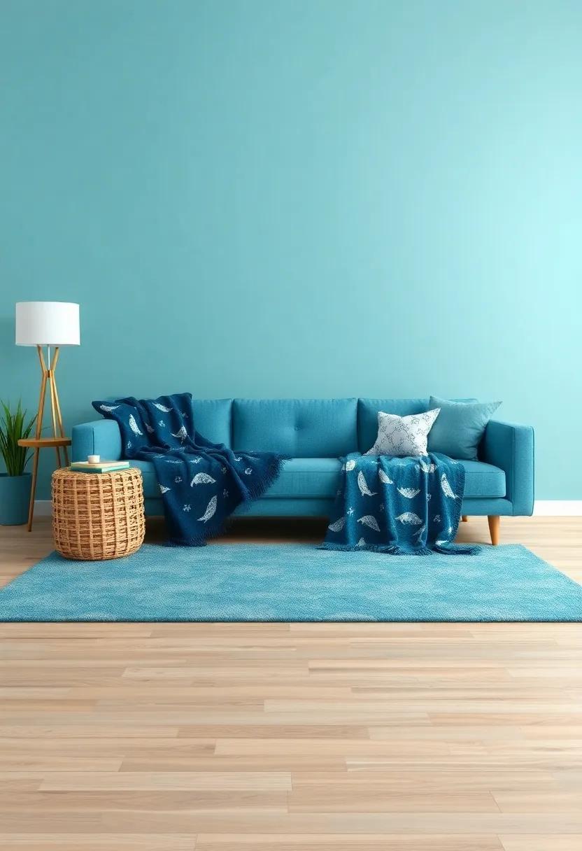 Marine-Themed Throws: Drape throws adorned ⁢with ⁣fish or sea patterns across your⁤ couch to add a playful yet sophisticated ocean⁢ vibe