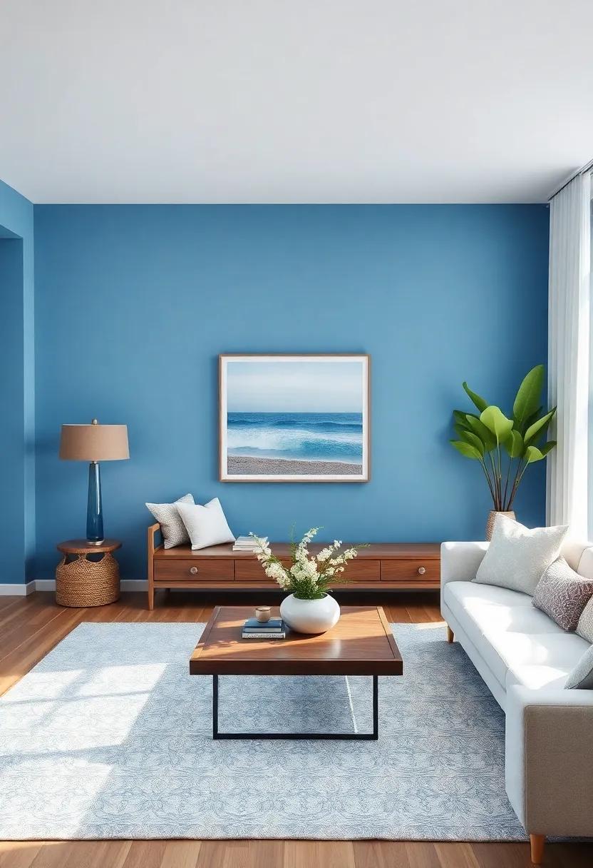 ocean Photography: Hang large-format photographs of ocean scenes or serene beaches to foster a connection with nature