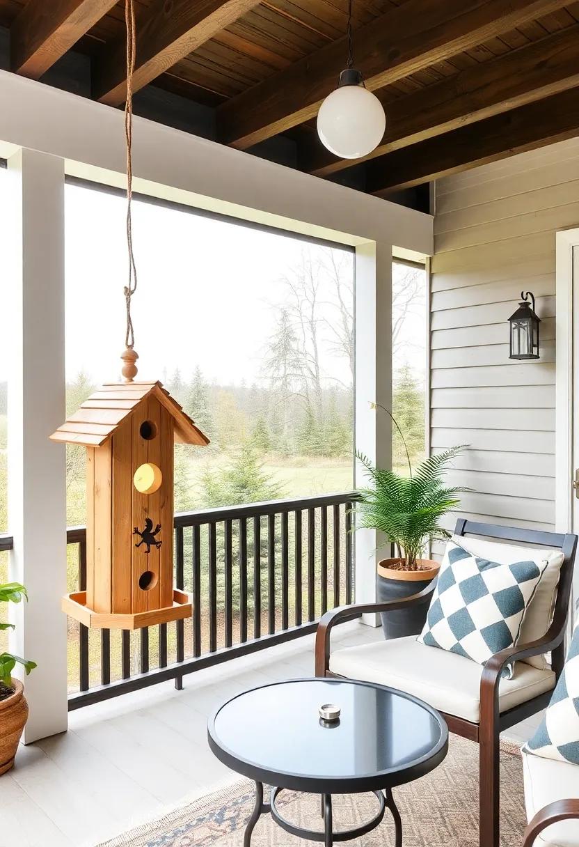 bird Feeders: ⁣Attract feathered friends with decorative bird feeders that also serve as art⁤ pieces