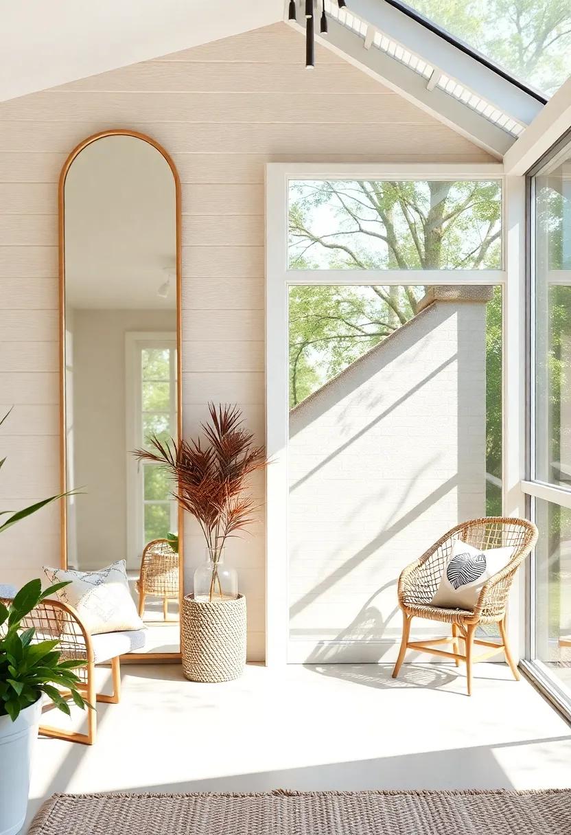 Reflective Mirrors: Use mirrors to visually expand your ⁣space⁤ and​ reflect the beauty of nature around you