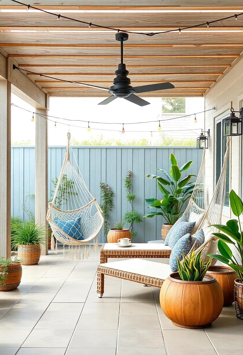 Building a Relaxation Zone: Hammocks and⁣ Lounge Chairs